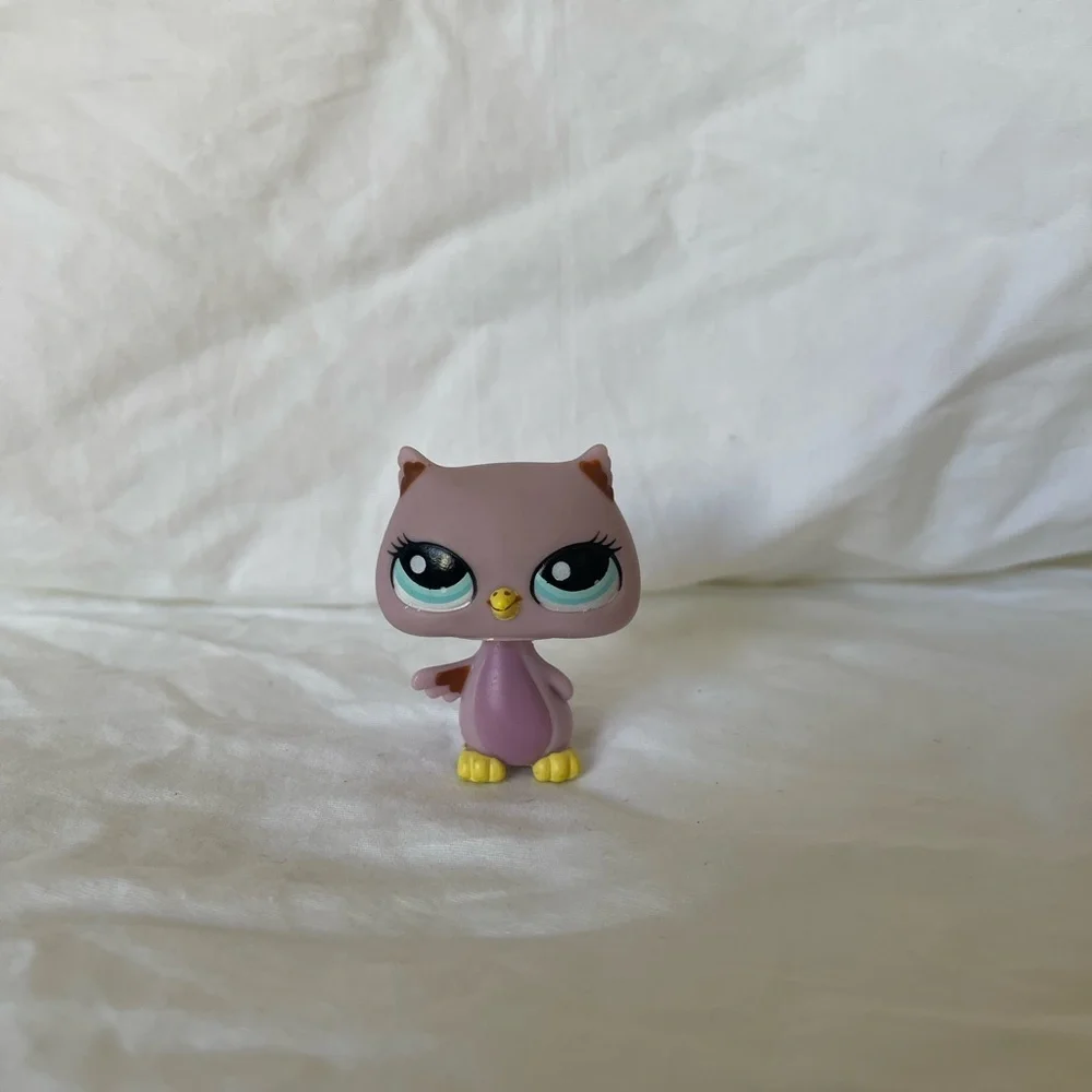 Littlest Pet Shop Purple Owl #1373 Spring Pets